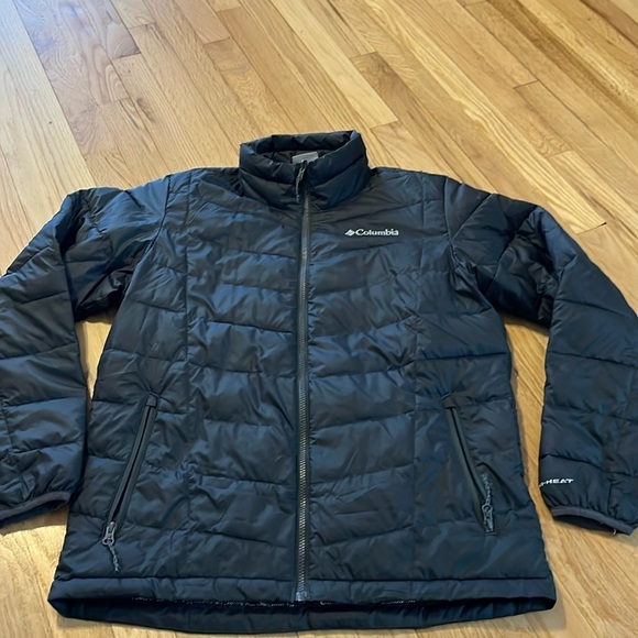Columbia Black Omni-Heat Interchange Full Zip Jacket Sz S - Picture 1 of 9